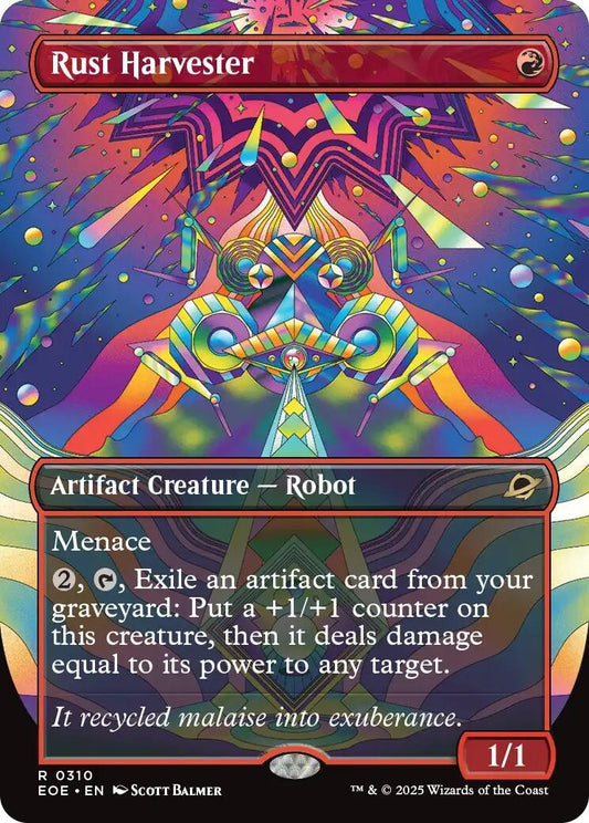 Image for Rust Harvester (Borderless) (310) - Magic: The Gathering
