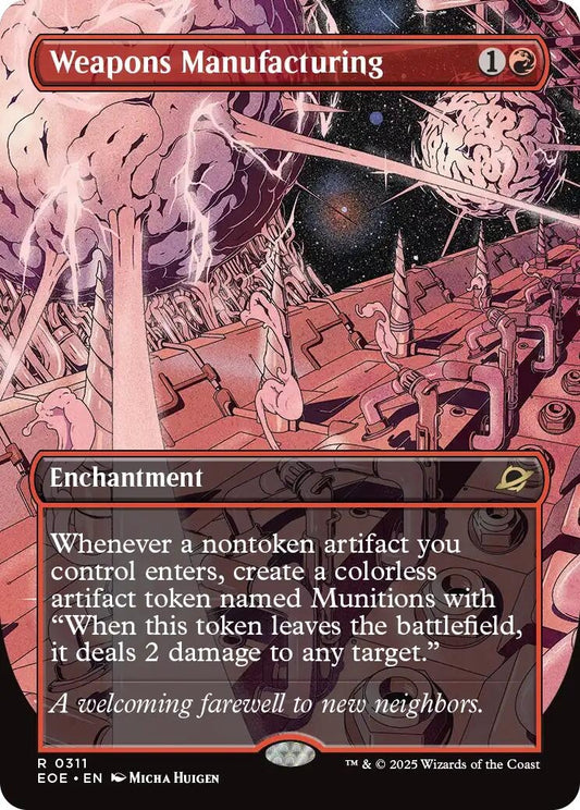 Image for Weapons Manufacturing (Borderless) (311) - Magic: The Gathering