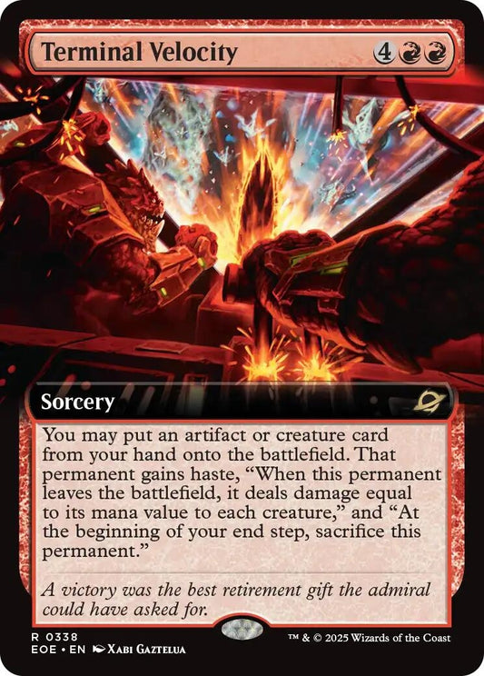 Image for Terminal Velocity (Extended Art) (338) - Magic: The Gathering