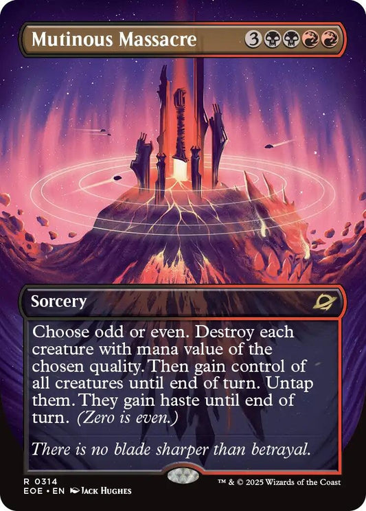 Image for Mutinous Massacre (Borderless) (314) - Magic: The Gathering