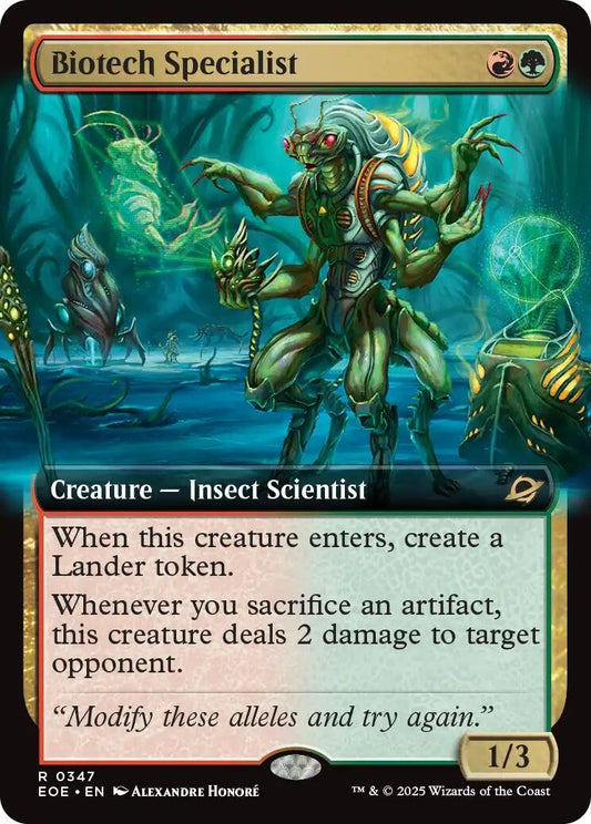 Image for Biotech Specialist (Extended Art) (347) - Magic: The Gathering