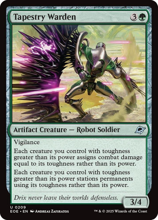 Image for Tapestry Warden (209) - Magic: The Gathering