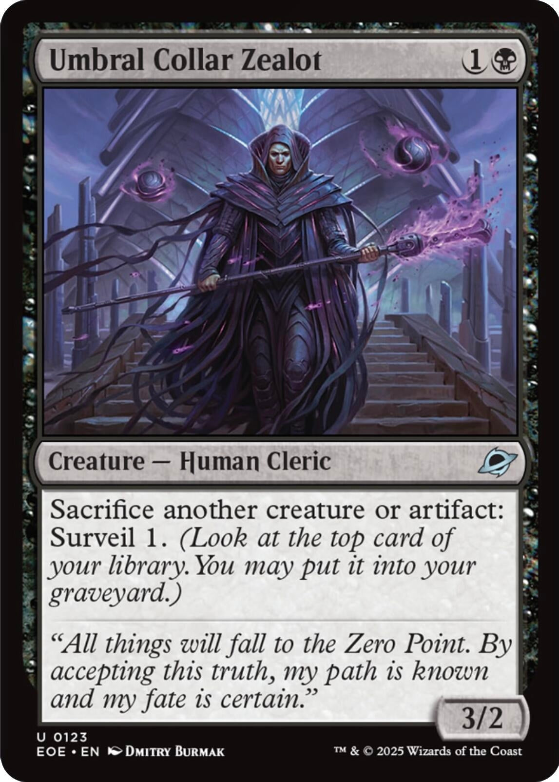 Image for Umbral Collar Zealot (123) - Magic: The Gathering