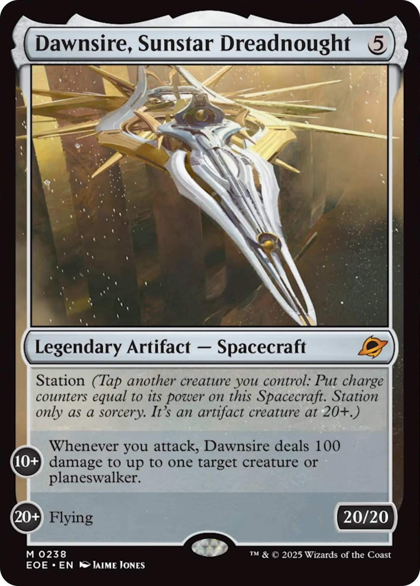 Image for Dawnsire, Sunstar Dreadnought (238) - Magic: The Gathering