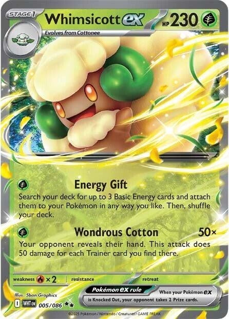 Whimsicott ex (005/086)