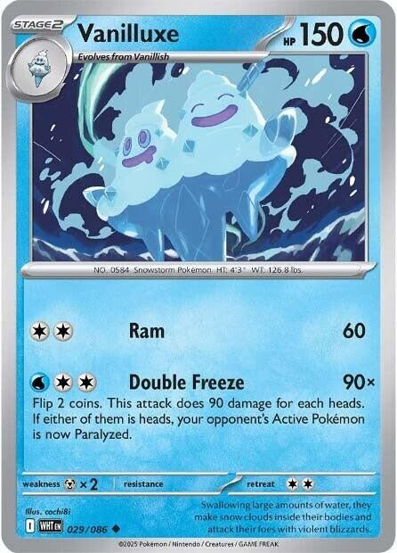 Image for Vanilluxe (029/086) - Pokemon