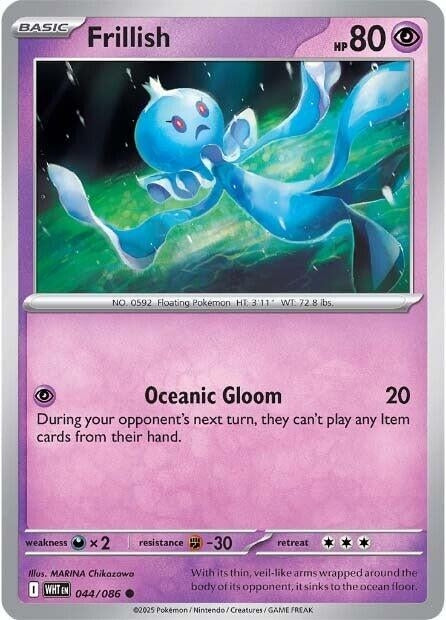 Image for Frillish (044/086) - Pokemon