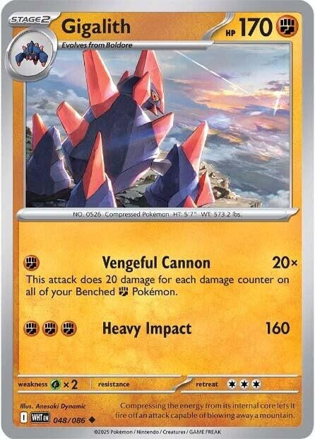 Image for Gigalith (048/086) - Pokemon