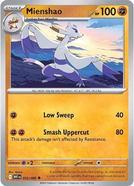 Image for Mienshao (053/086) - Pokemon