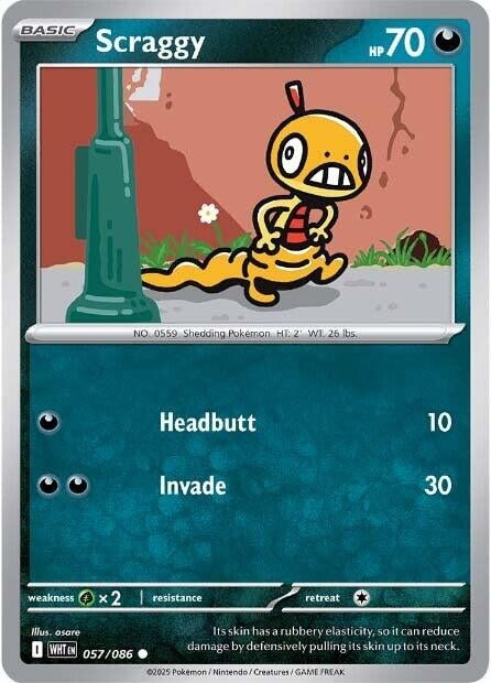 Image for Scraggy (057/086) - Pokemon