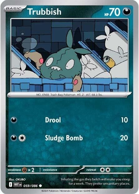 Image for Trubbish (059/086) - Pokemon
