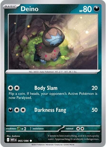 Image for Deino (065/086) - Pokemon