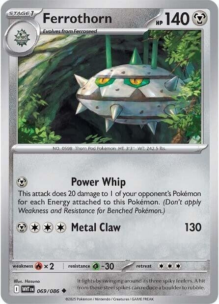 Image for Ferrothorn (069/086) - Pokemon
