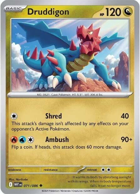 Image for Druddigon (071/086) - Pokemon