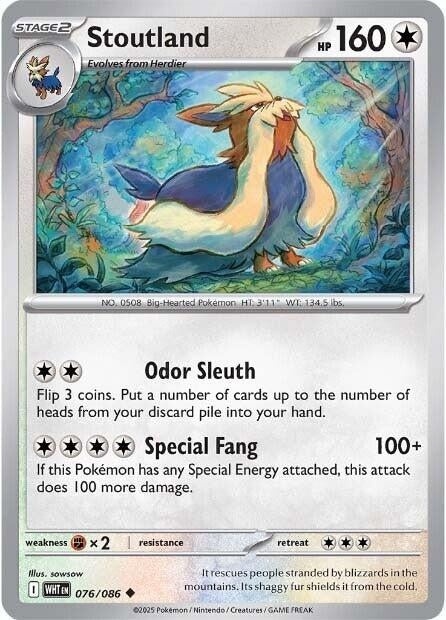 Image for Stoutland (076/086) - Pokemon
