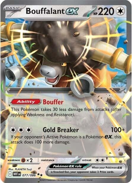 Image for Bouffalant ex (077/086) - Pokemon