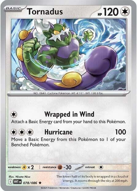 Image for Tornadus (078/086) - Pokemon
