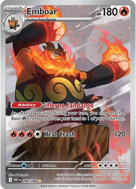 Image for Emboar (098/086) - Pokemon