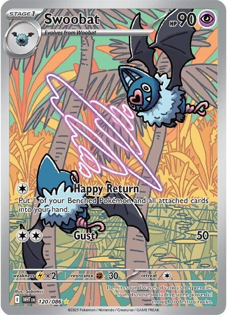 Image for Swoobat (120/086) - Pokemon