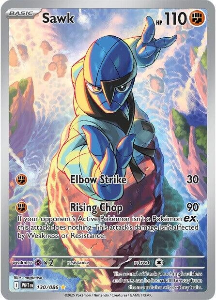 Image for Sawk (130/086) - Pokemon