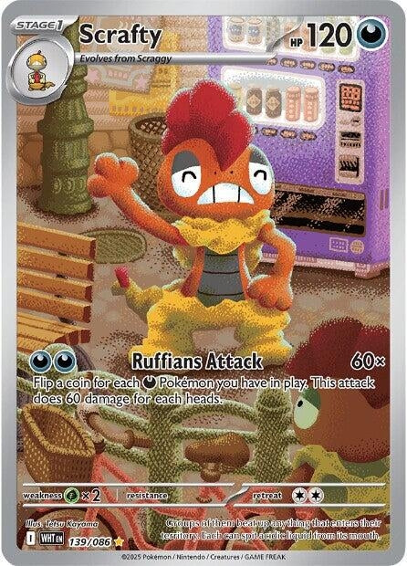 Image for Scrafty (139/086) - Pokemon