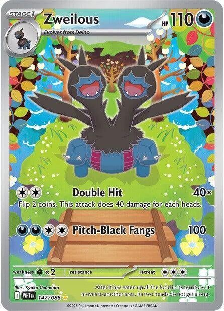 Image for Zweilous (147/086) - Pokemon