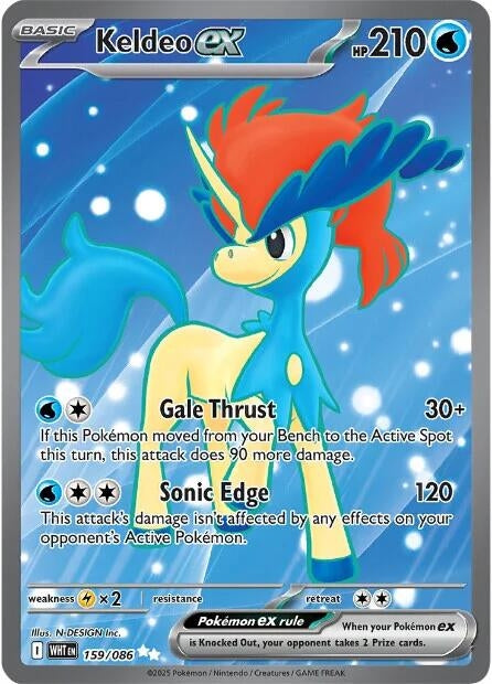 Image for Keldeo ex (159/086) - Pokemon