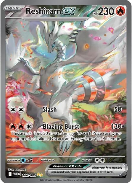 Image for Reshiram ex (166/086) - Pokemon