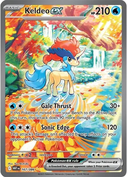 Image for Keldeo ex (167/086) - Pokemon