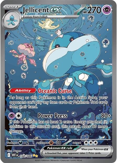 Image for Jellicent ex (168/086) - Pokemon