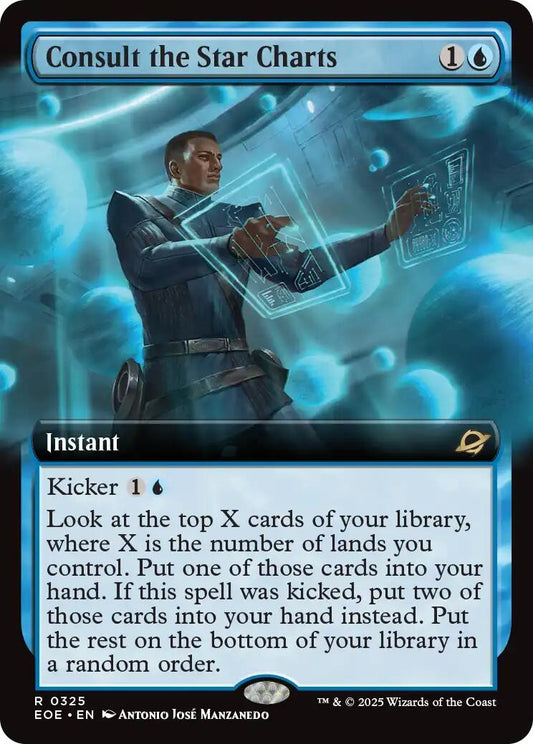 Image for Consult the Star Charts (Extended Art) (325) - Magic: The Gathering