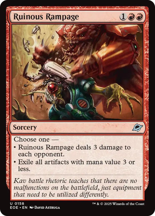 Image for Ruinous Rampage (158) - Magic: The Gathering