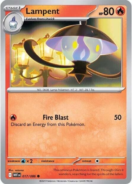 Image for Lampent (017/086) - Pokemon