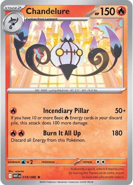 Image for Chandelure (018/086) - Pokemon