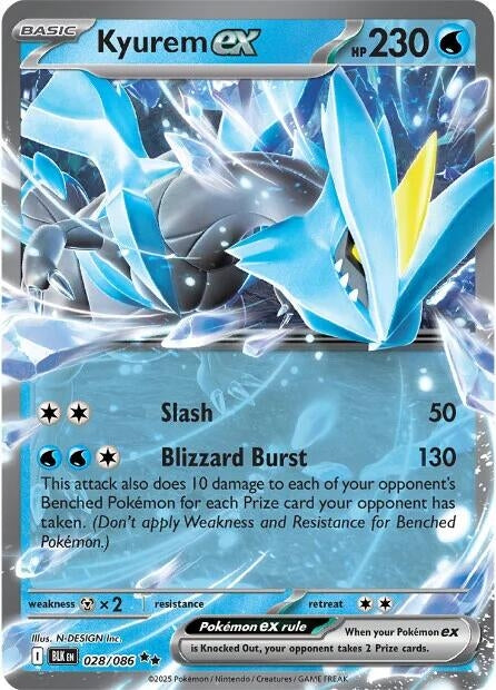 Image for Kyurem ex (028/086) - Pokemon