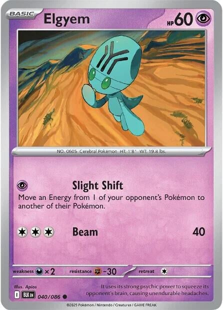 Image for Elgyem (040/086) - Pokemon