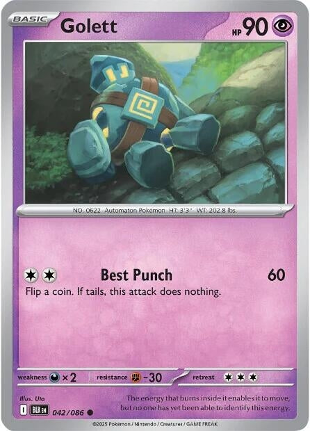 Image for Golett (042/086) - Pokemon