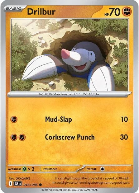 Image for Drilbur (045/086) - Pokemon