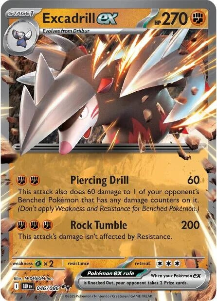 Image for Excadrill ex (046/086) - Pokemon