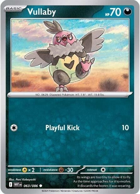 Image for Vullaby (063/086) - Pokemon