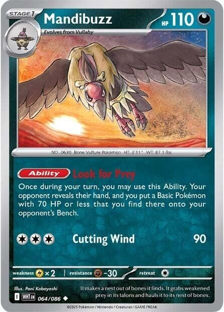Image for Mandibuzz (064/086) - Pokemon