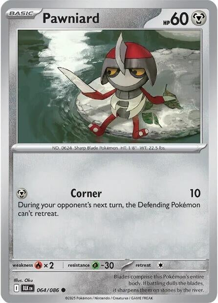 Image for Pawniard (064/086) - Pokemon