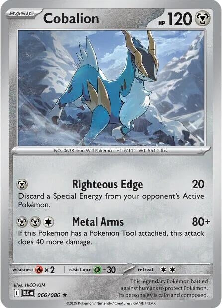 Image for Cobalion (066/086) - Pokemon