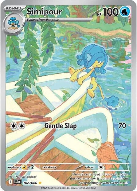 Image for Simipour (102/086) - Pokemon