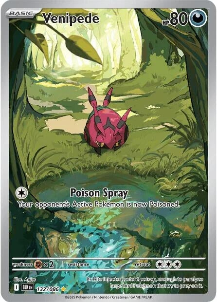 Image for Venipede (132/086) - Pokemon