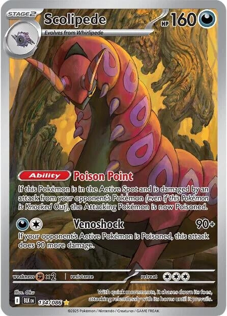 Image for Scolipede (134/086) - Pokemon
