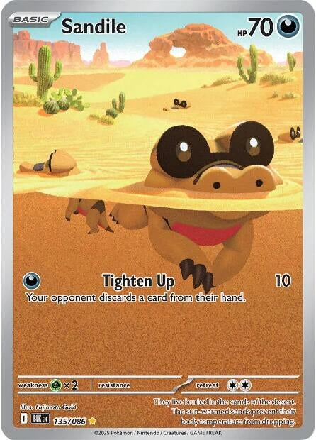 Image for Sandile (135/086) - Pokemon