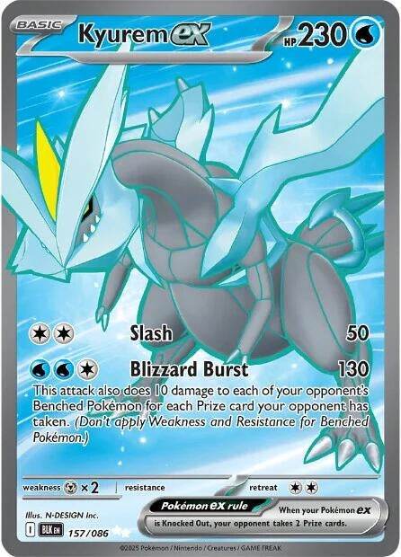 Image for Kyurem ex (157/086) - Pokemon