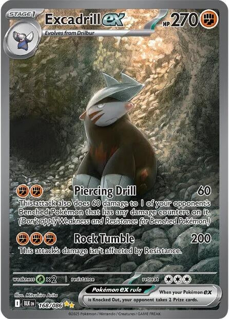 Image for Excadrill ex (168/086) - Pokemon