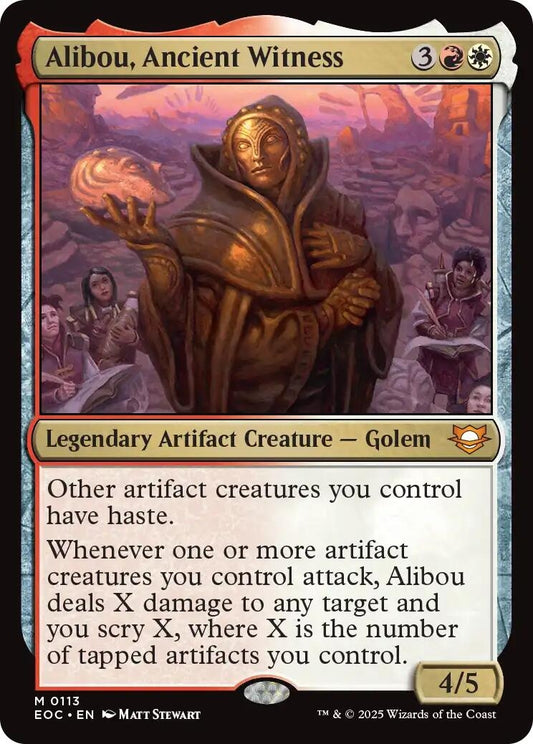 Image for Alibou, Ancient Witness (113) - Magic: The Gathering